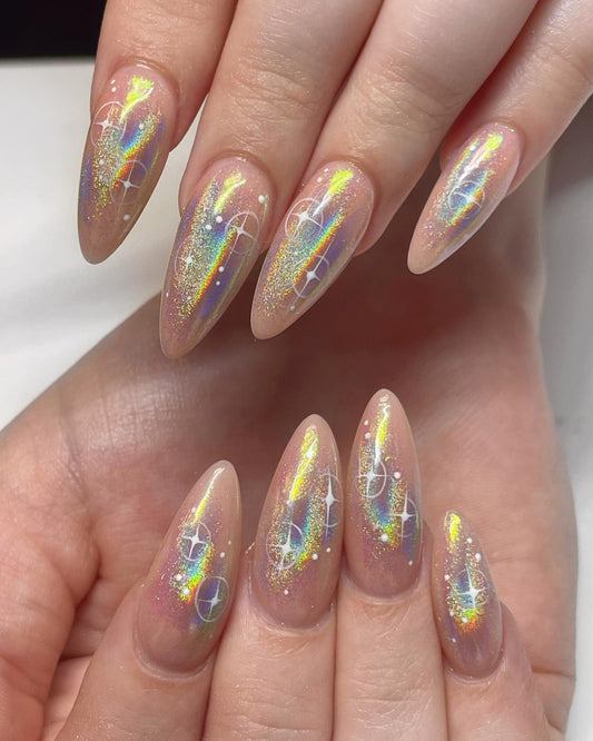 15 Magical Iridescent Nail Ideas