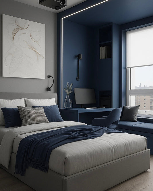 15 Dark Blue Bedroom Ideas That Look Way More Expensive Than They Are