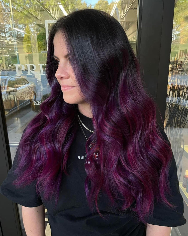 17 Plum Hair Color Goals You Can Steal – CreativeBooster