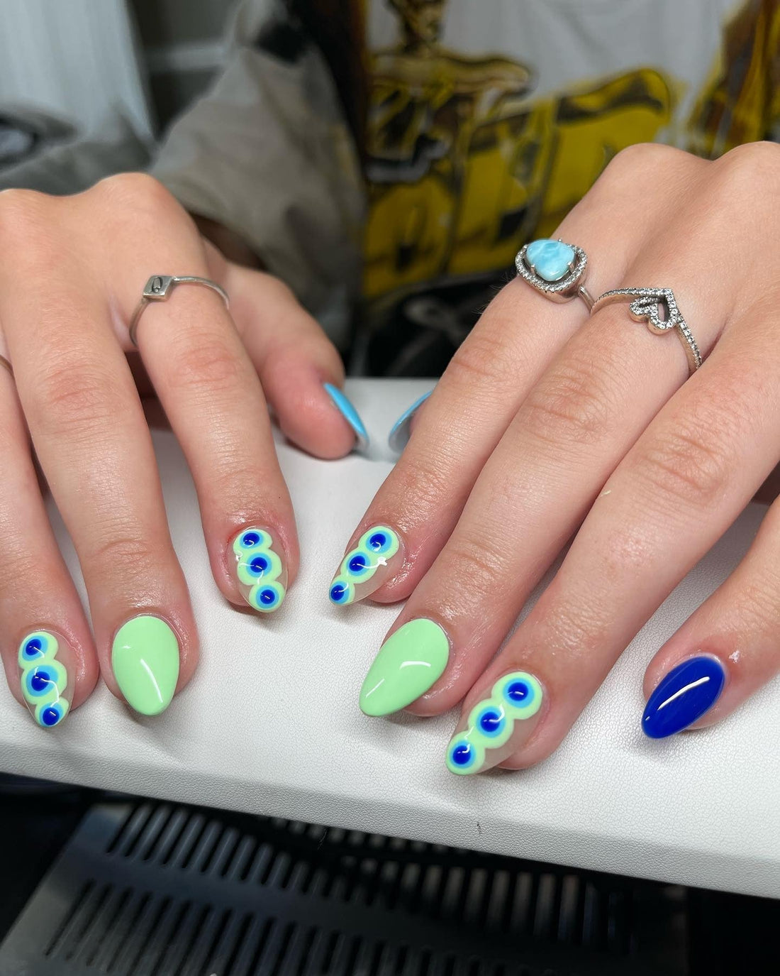 16 Stunning Blue and Green Nail Ideas to Copy
