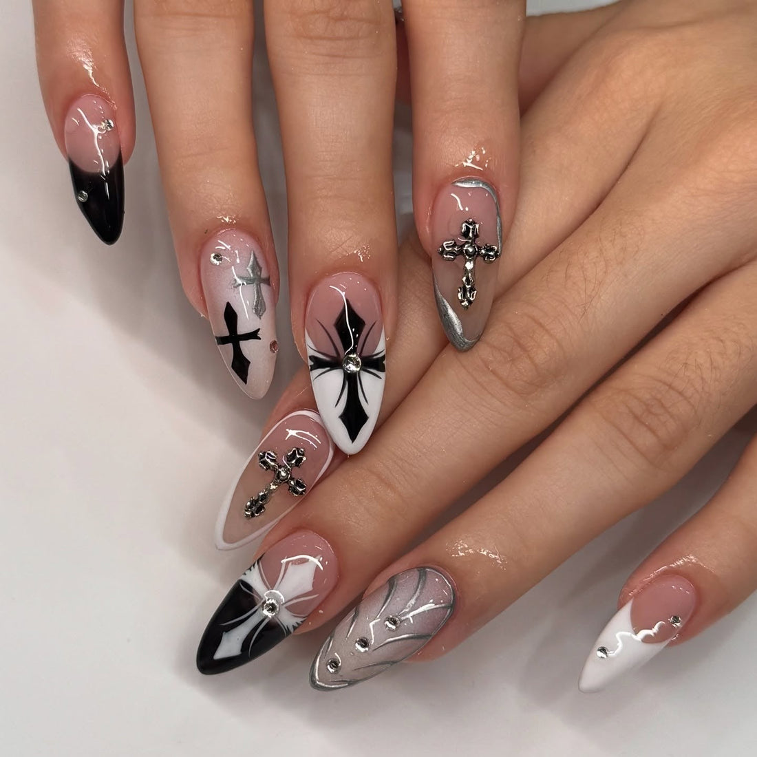 17 Statement Cross Nail Ideas 2026