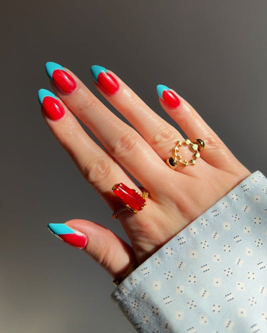15 Eye-Catching 2 Color Nail Ideas to Try