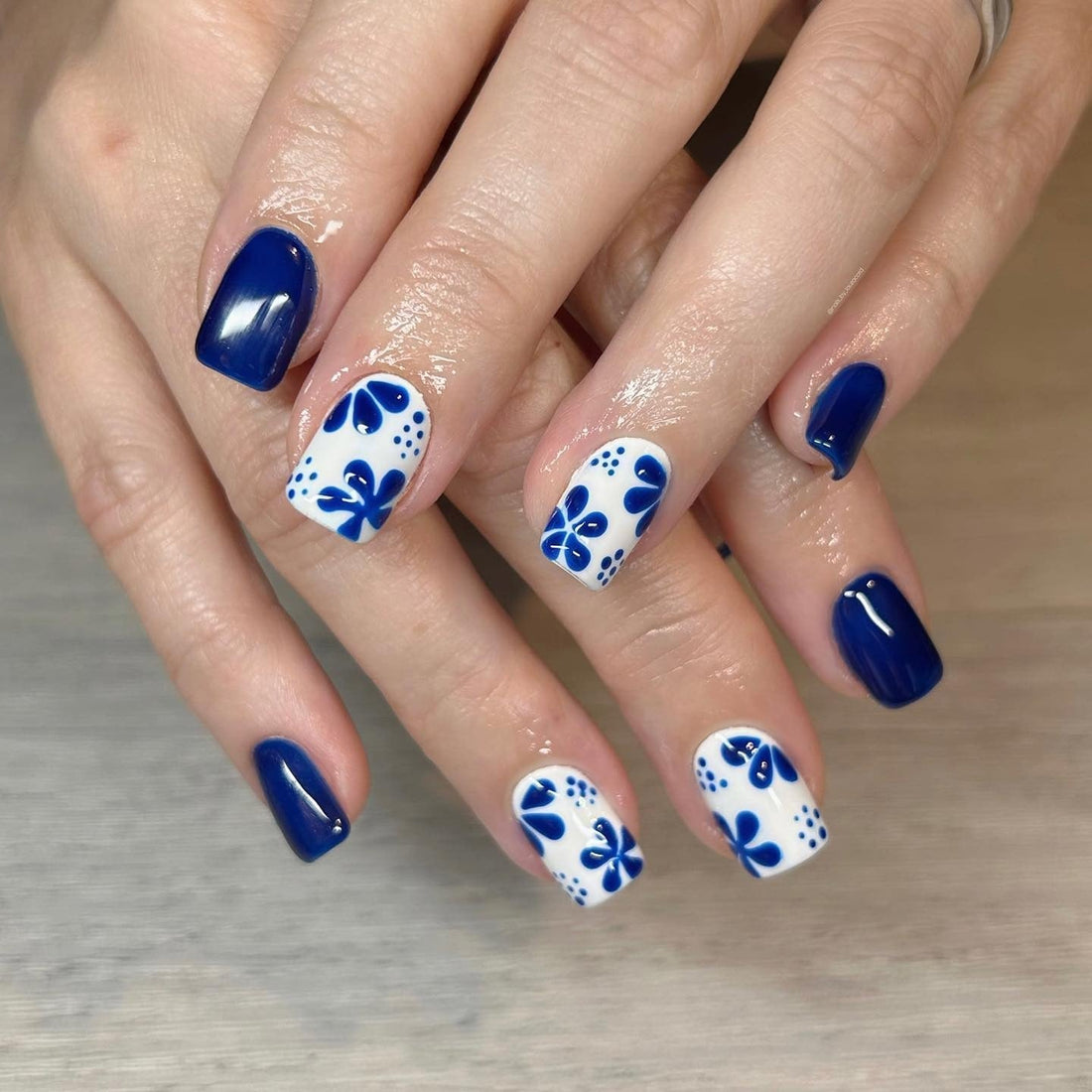 13 Must-Try Blue and White Nail Ideas 2026