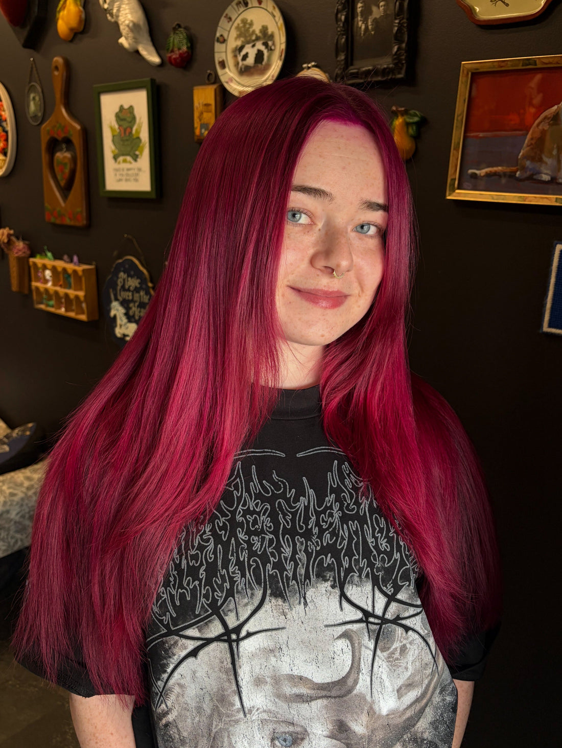 13 Dark Pink Hair Color Inspo