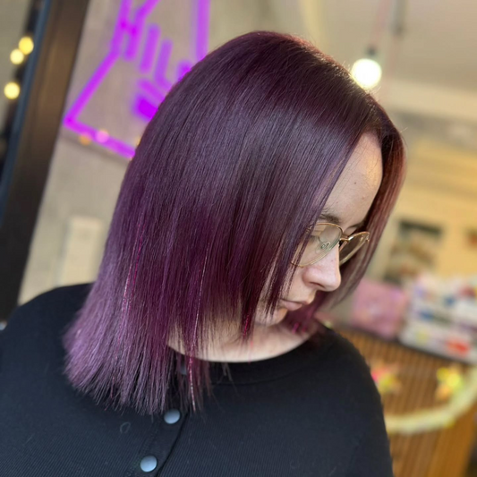 15 Plum Hair Color Ideas with Dimension