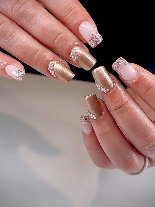 13 Rose Gold Nail Ideas for Instant Glam