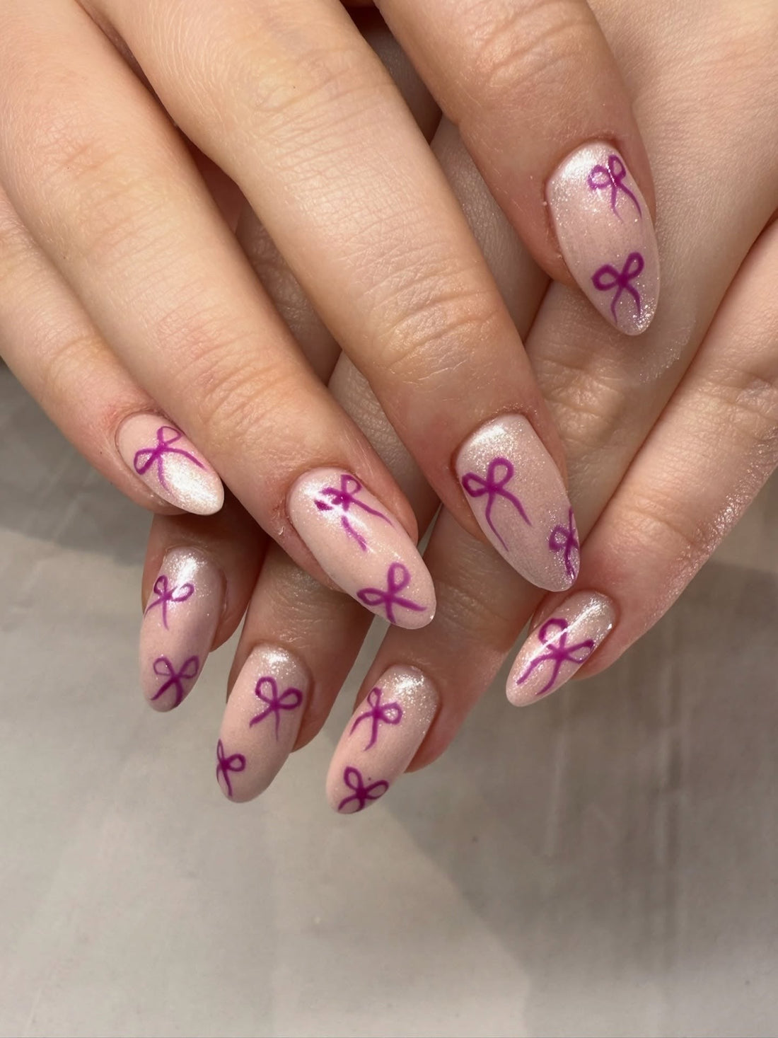 16 Nail Ideas with a Bow You’ll Want Saved