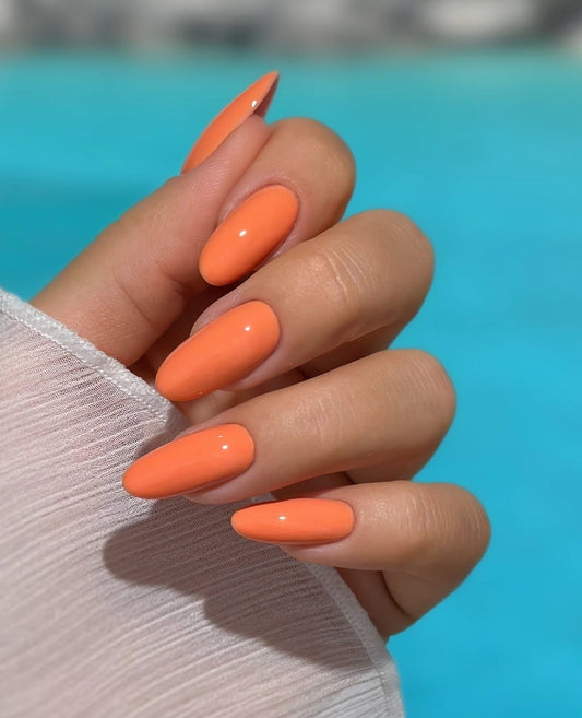 15 Inspiring Orange Color Nail Ideas for Fashion Lovers