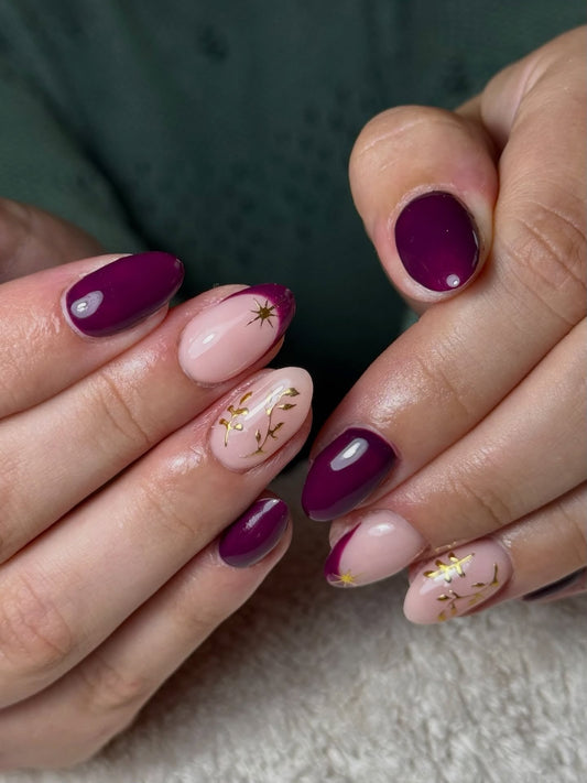 15 Fresh Plum Nail Ideas