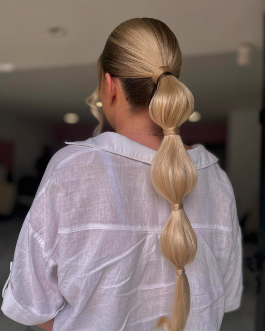 13 Playful Yet Elegant Bubble Ponytail Hairstyles to Save
