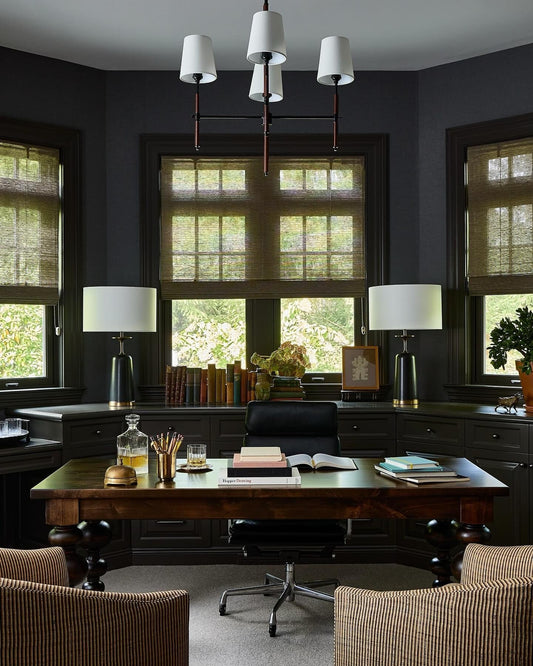 13 Dark Home Office Ideas for Effortless Style