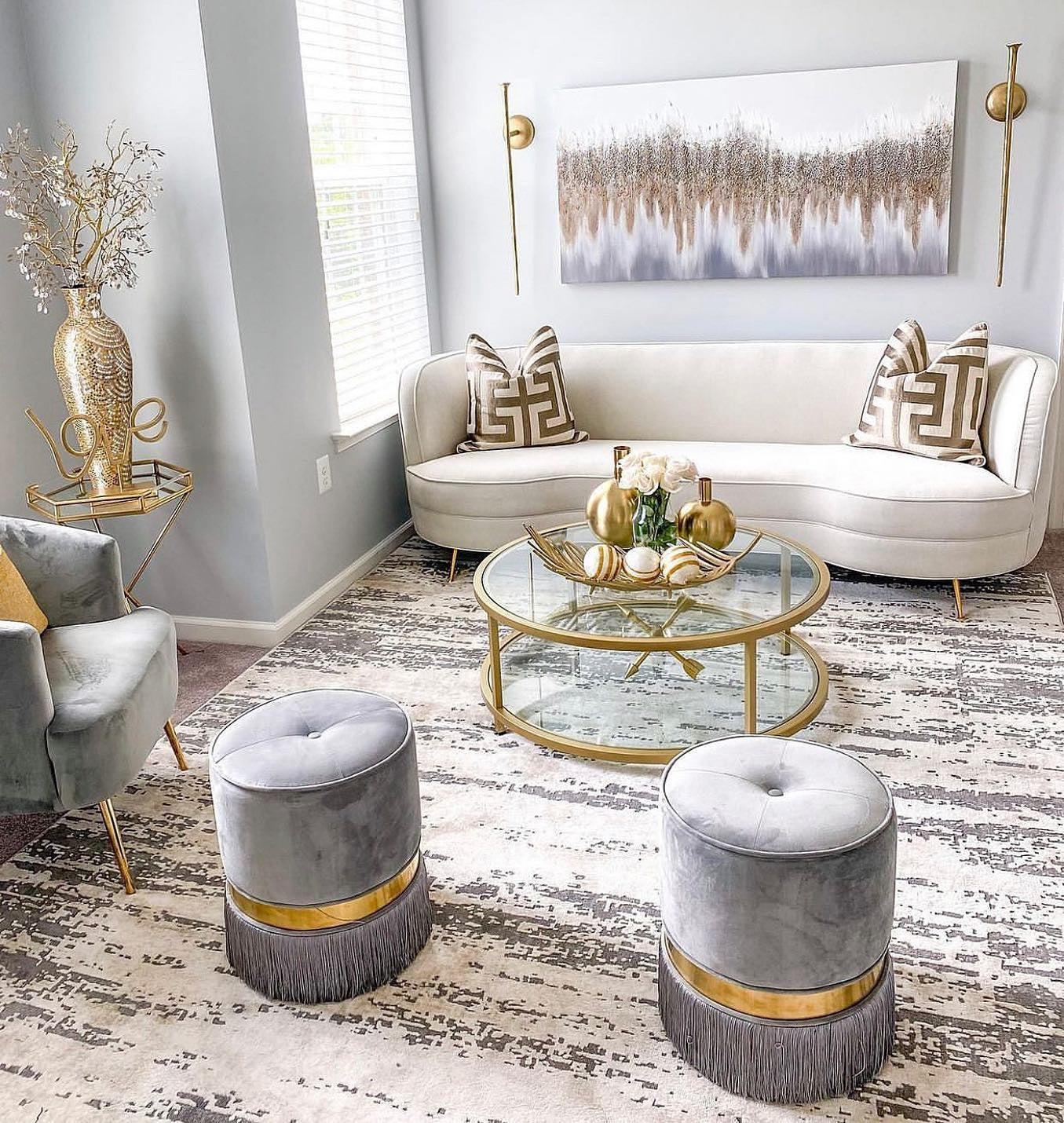 13 Lux Grey and Gold Living Room Ideas Made Easy – CreativeBooster