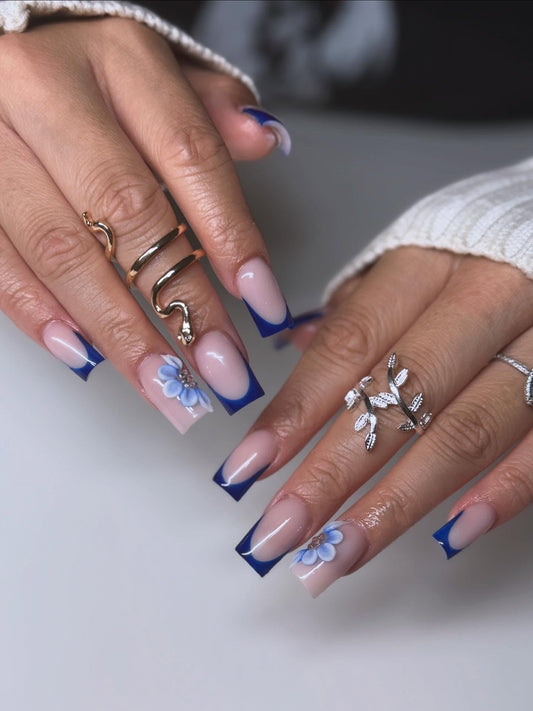 13 Stunning Blue French Tip Nail Ideas 2026