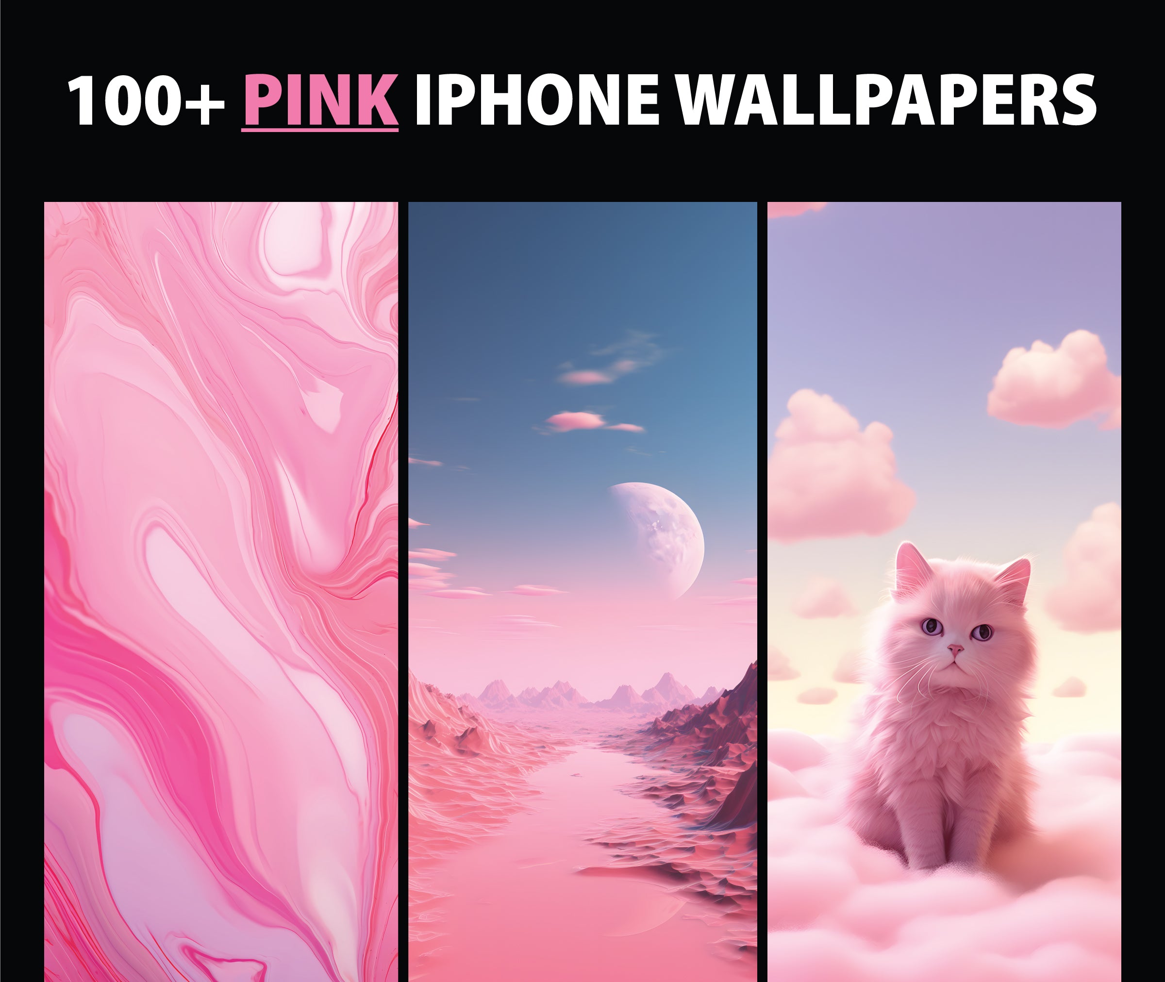 Best Aesthetic Pink IPhone Wallpapers Free 4k HD Download ?v=1707398898