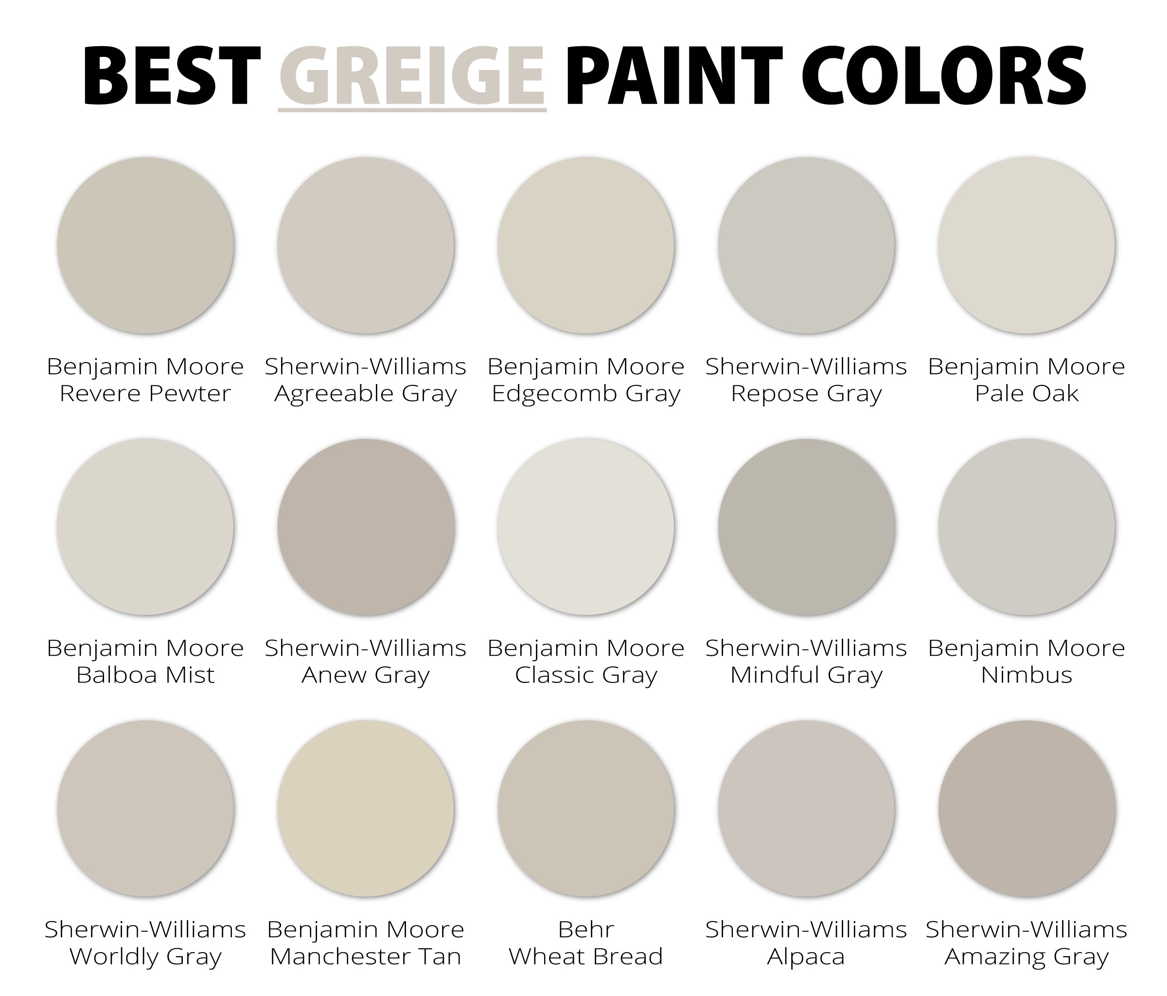 16 Best Greige Paint Colors To Buy In 2024 For Interior Exterior 16 Best Greige Paint Colors To Buy In 2024 For Interior Exterior
