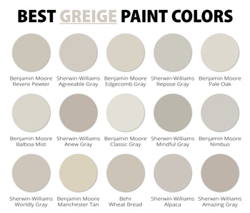 16 Best Greige Paint Colors to Buy in 2024 (For Interior & Exterior ...