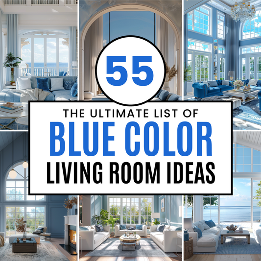 55 Modern Blue Living Room Design and Decor Ideas for Inspiration