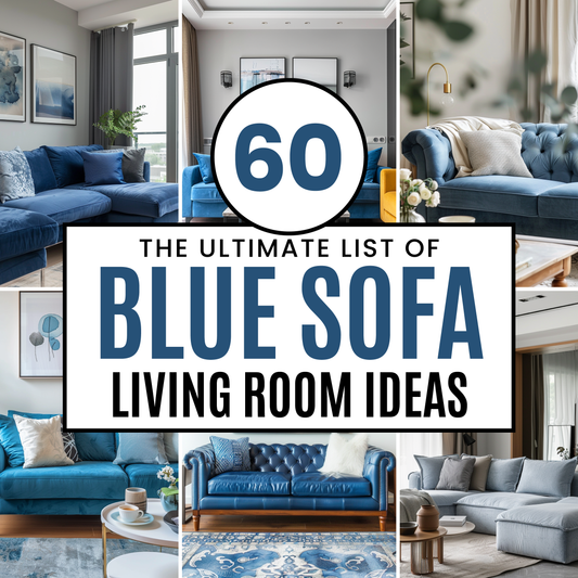 60 Blue Sofa Living Room Ideas for a Cozy and Modern Home Decoration