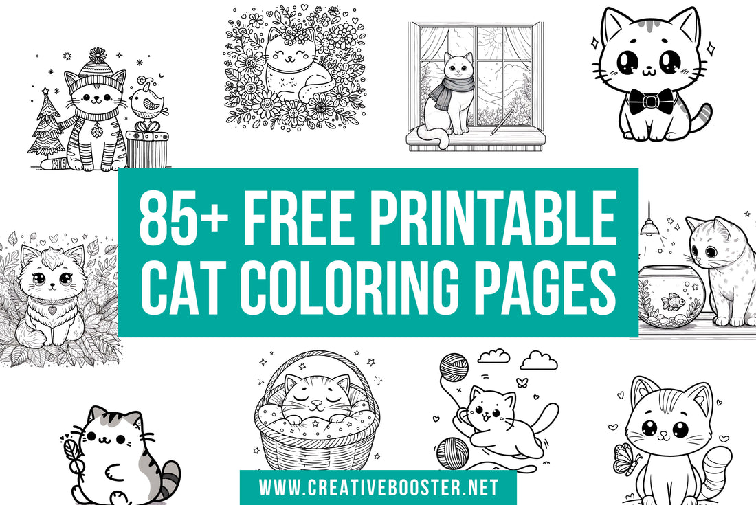 85+ Cat Coloring Pages (Free Printable PDFs)