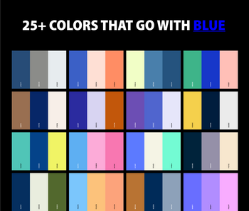 25+ Best Colors That Go With Blue (Color Palettes) – CreativeBooster