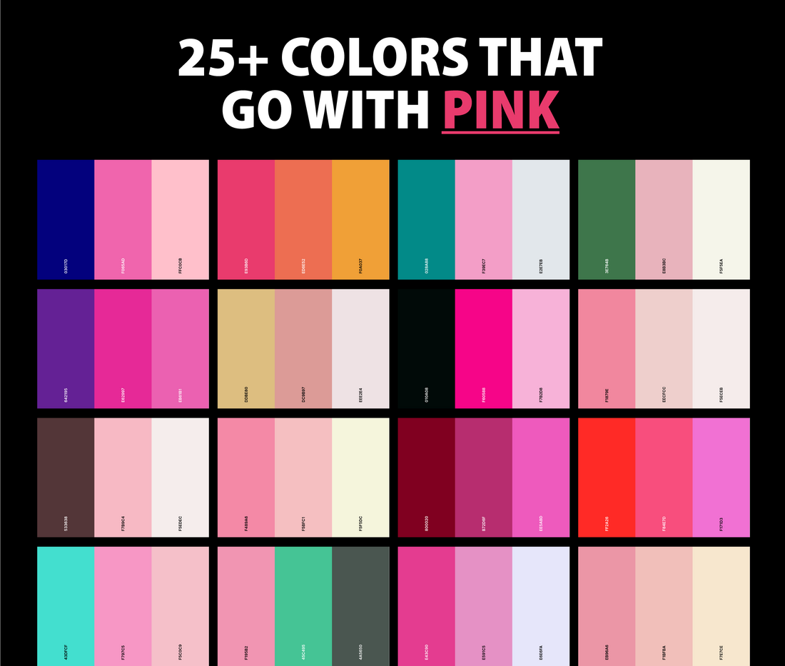 What Color Do Pink and Black Make When Mixed? - Color Meanings