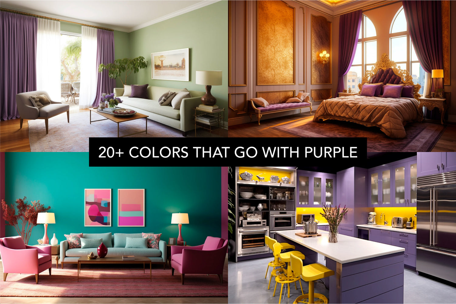 Colors That Go With Purple And How To Decorate With This Color – PKAYRX