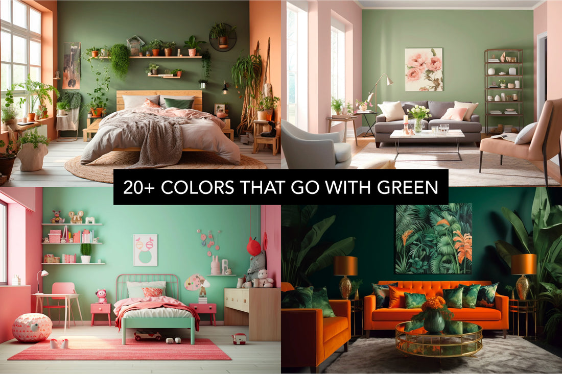 20+ Best Colors That Go with Green: Best Shades to Pair with Green