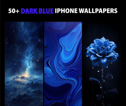 50+ Best Dark Blue iPhone Wallpapers (Free 4k HD Download)