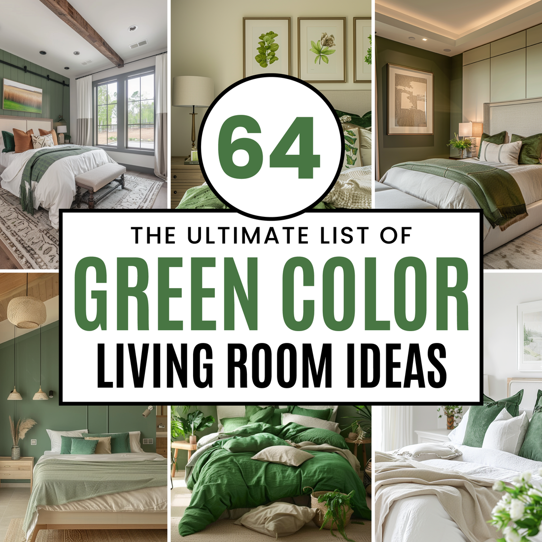 64 Green Bedroom Ideas for Aesthetic and Cozy Home – CreativeBooster
