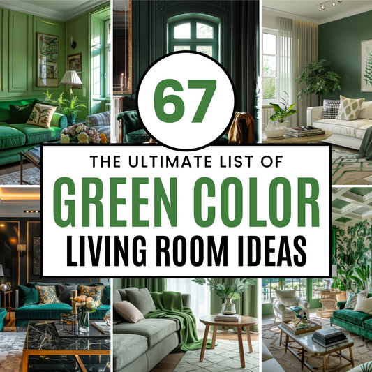 67 Modern Green Living Room Design and Decor Ideas for Inspiration