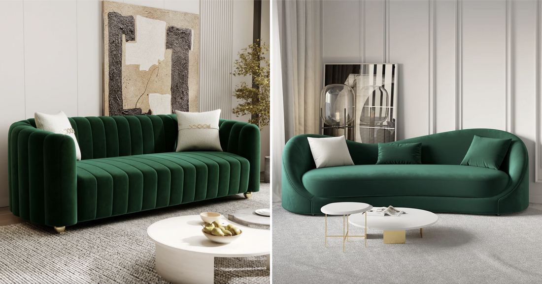 25+ Best Green Velvet Sofas for Sale That You Can Actually Buy