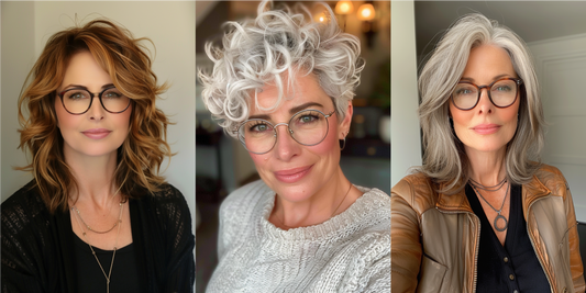 52 Best Hairstyles for Women Over 50 with Glasses in 2024