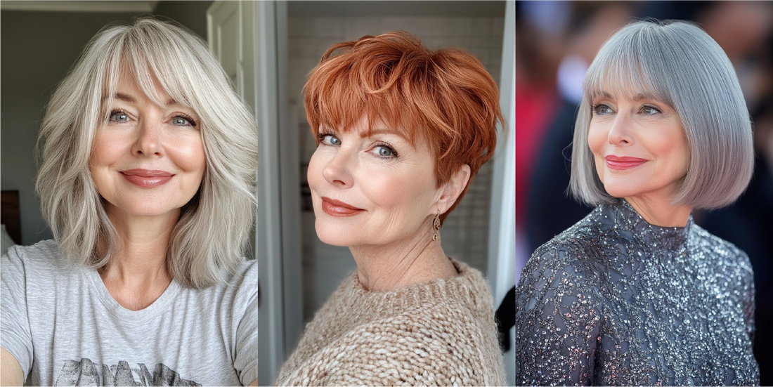 25+ Youthful Hairstyles with Bangs for Older Women You Must See