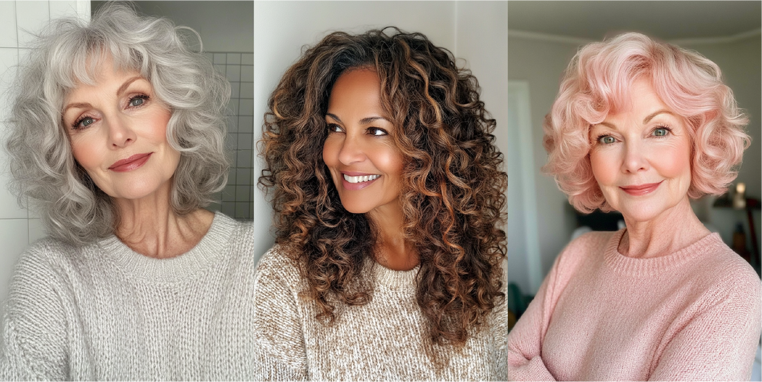 25+ Surprisingly Amazing Hairstyles for Older Women with Curly Hair