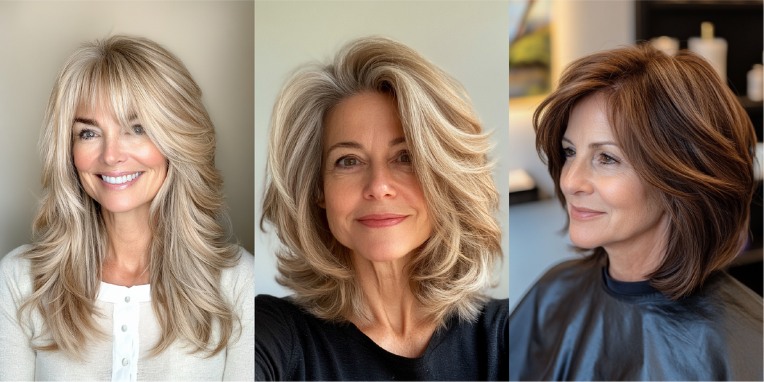 28 Crazy Good Layered Hairstyles for Older Women