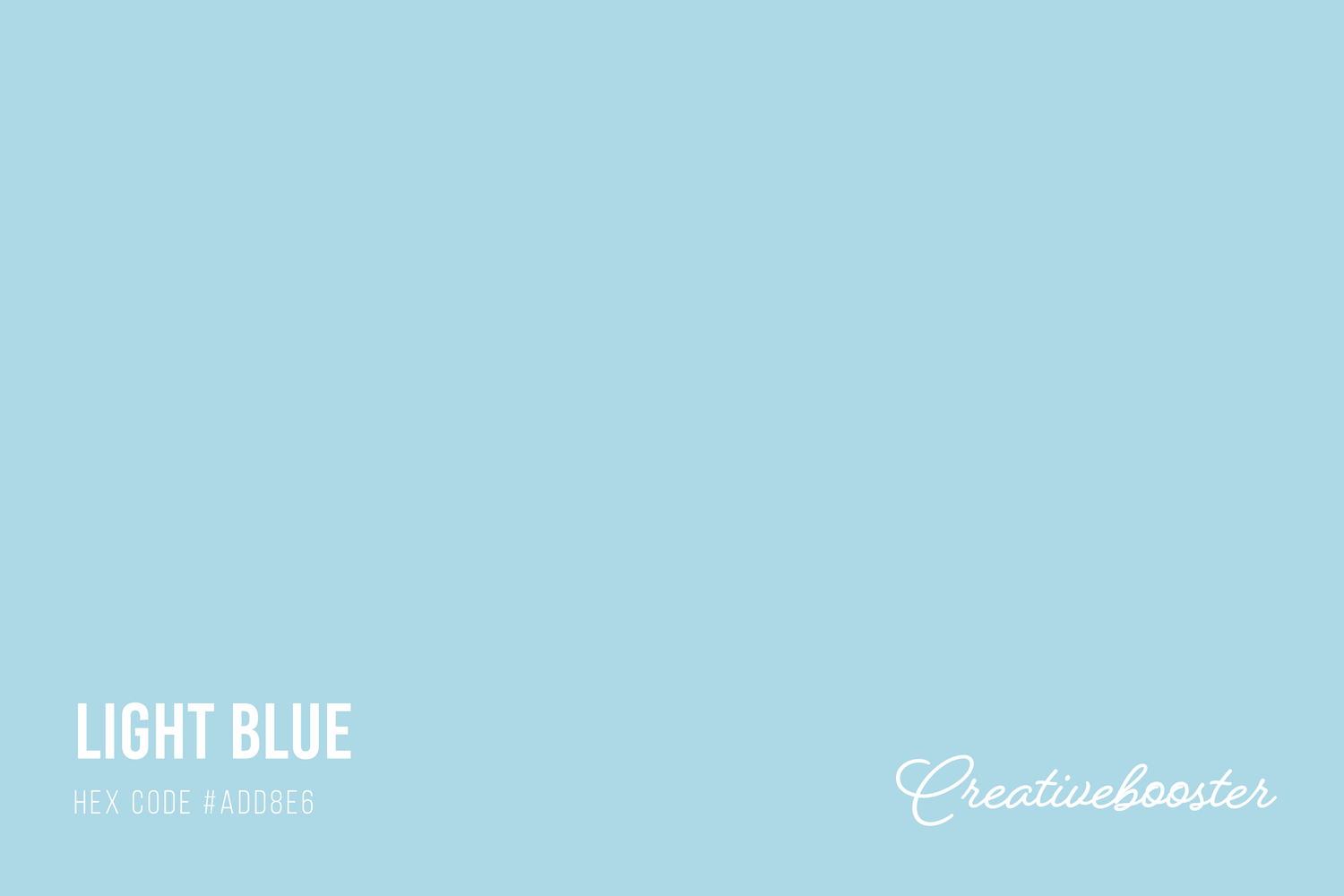 All About the Color Light Blue (Hex Code #ADD8E6) – CreativeBooster