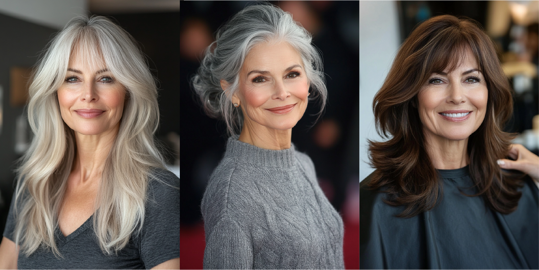 34 Gorgeous Long Hairstyles for Older Women to Keep You Looking Chic
