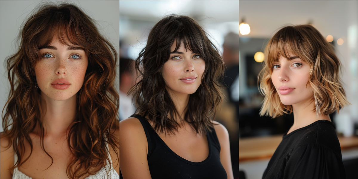 38 Awesome Medium-Length Hairstyles with Bangs Every Woman Needs to Tr ...