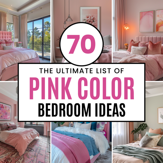 70 Modern Pink Bedroom Design and Decor Ideas for Home Owners