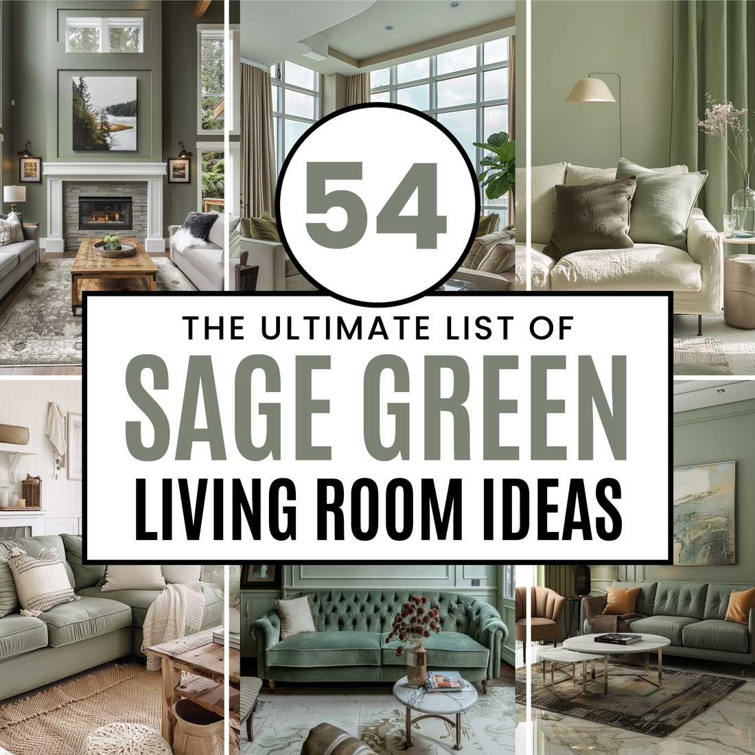 50+ Sage Green Living Room Ideas for A Modern and Cozy Home