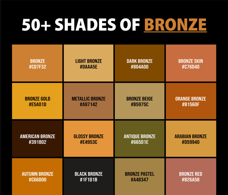 Shades Of Bronze Color Chart With Names And Hex Codes ?v=1693394547&width=750