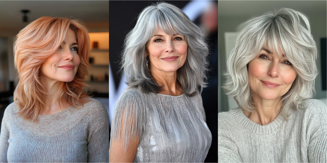 50+ Trendy Shaggy Hairstyles for Older Women You Have to See