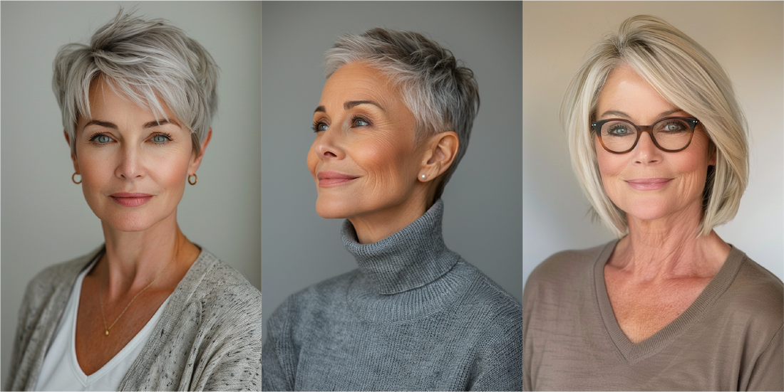 50+ Best Short Haircuts for Women Over 60