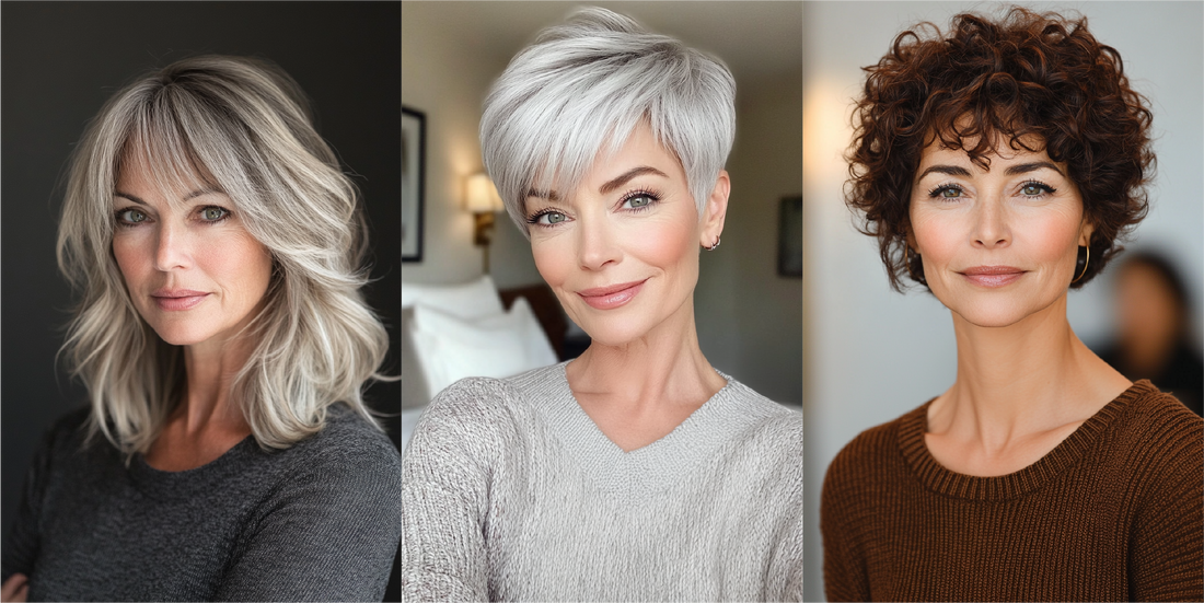 24 Incredible Short Hairstyles for Older Women with Thick Hair