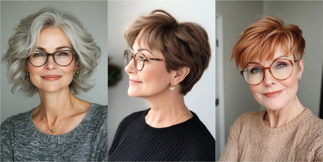 28 Stunning Short Hairstyles for Women Over 60 with Glasses to Try!