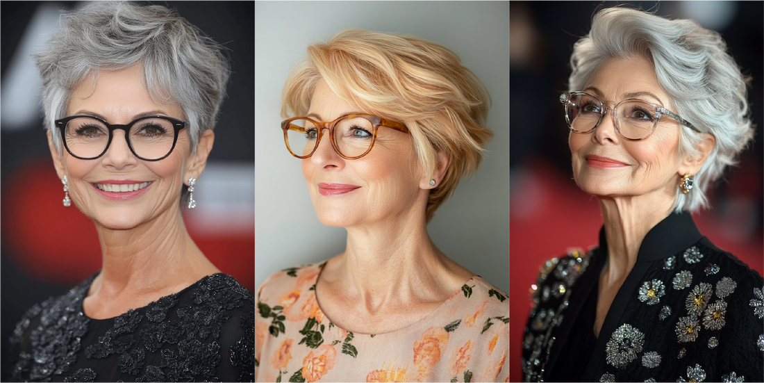 24 Must-See Short Hairstyles for Women Over 70 with Glasses in 2024!