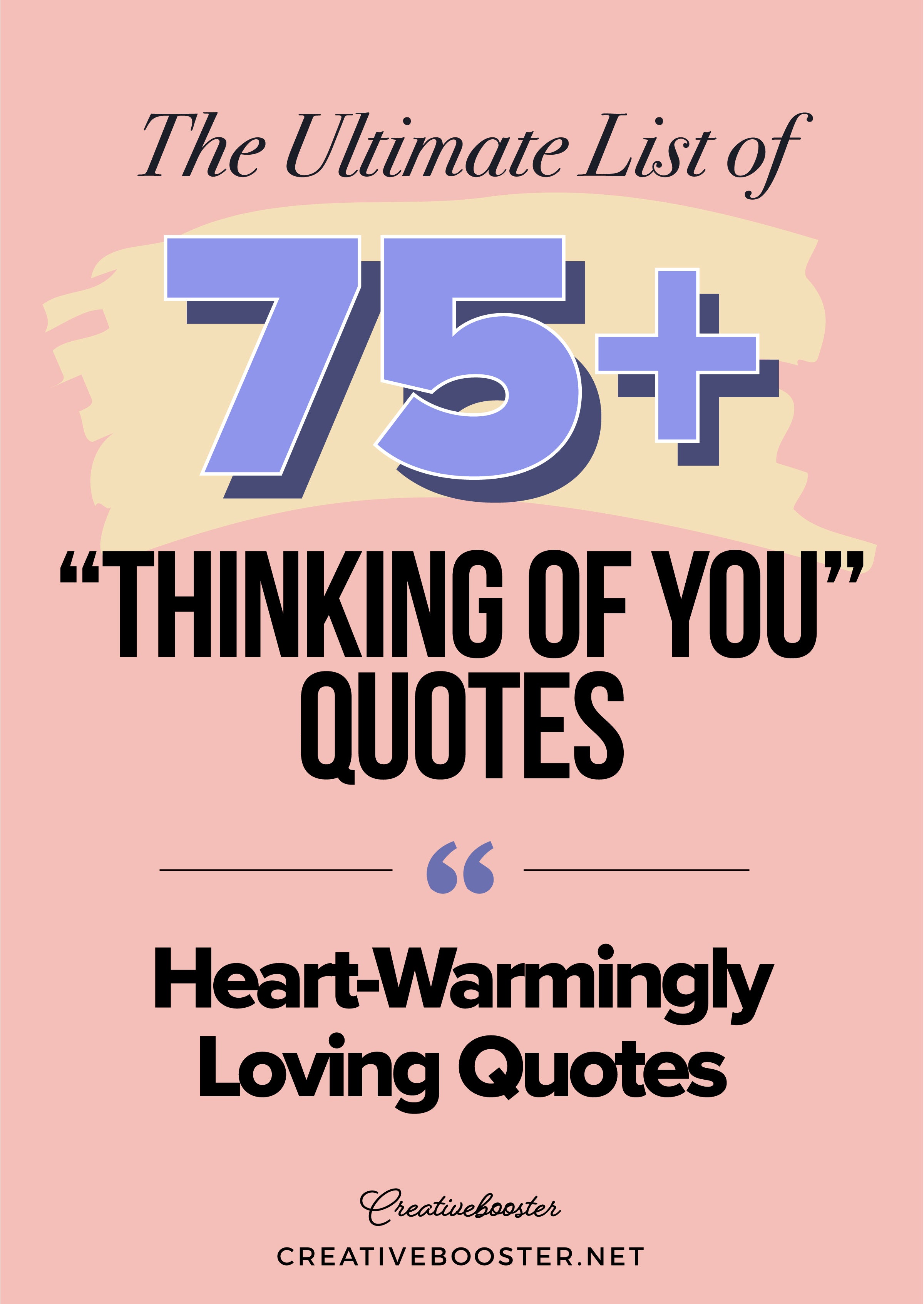 75+ Best "Thinking of You" Quotes to Warm Everyone's Hearts ...