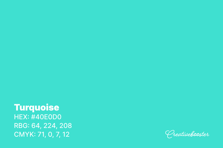 Turquoise Color: What Color is Turquoise? – CreativeBooster
