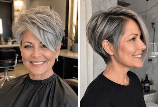 25+ Refreshing Asymmetrical Hairstyles for Women Over 50