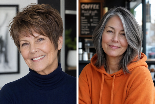 21+ Chic Asymmetrical Hairstyles for Women Over 60